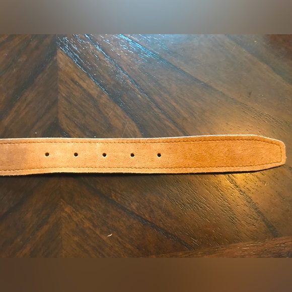 H. S. Trask Camel Suede Belt - Picture 4 of 4